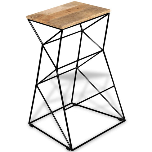 Swen Studio -  Bar Stools 4 pcs Solid Mango Wood